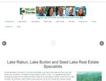 Tablet Screenshot of lake-burton-rabun.com